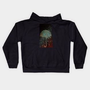 Spray paint umbrella Kids Hoodie